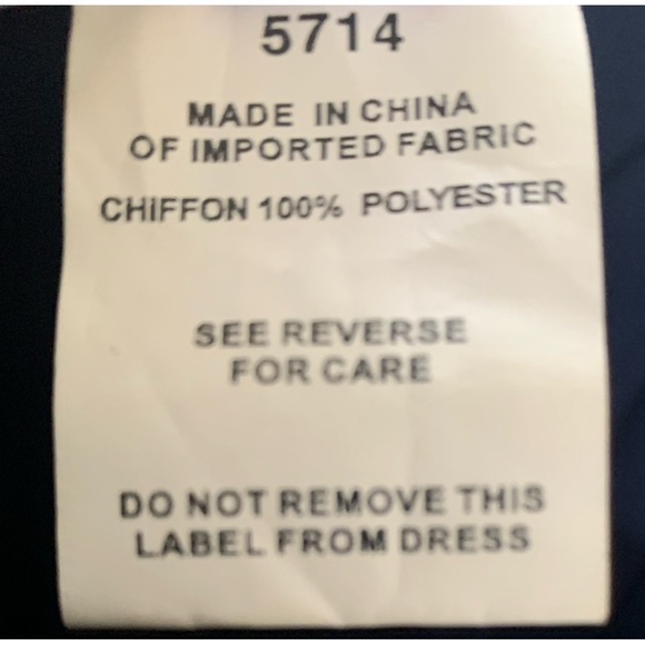 SZ 6 Navy Blue Hayley Paige Sleeveless Dress - Picture 3 of 4